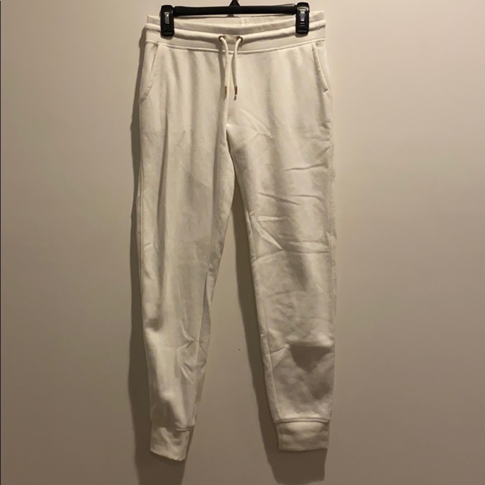 Cream Fleece Joggers